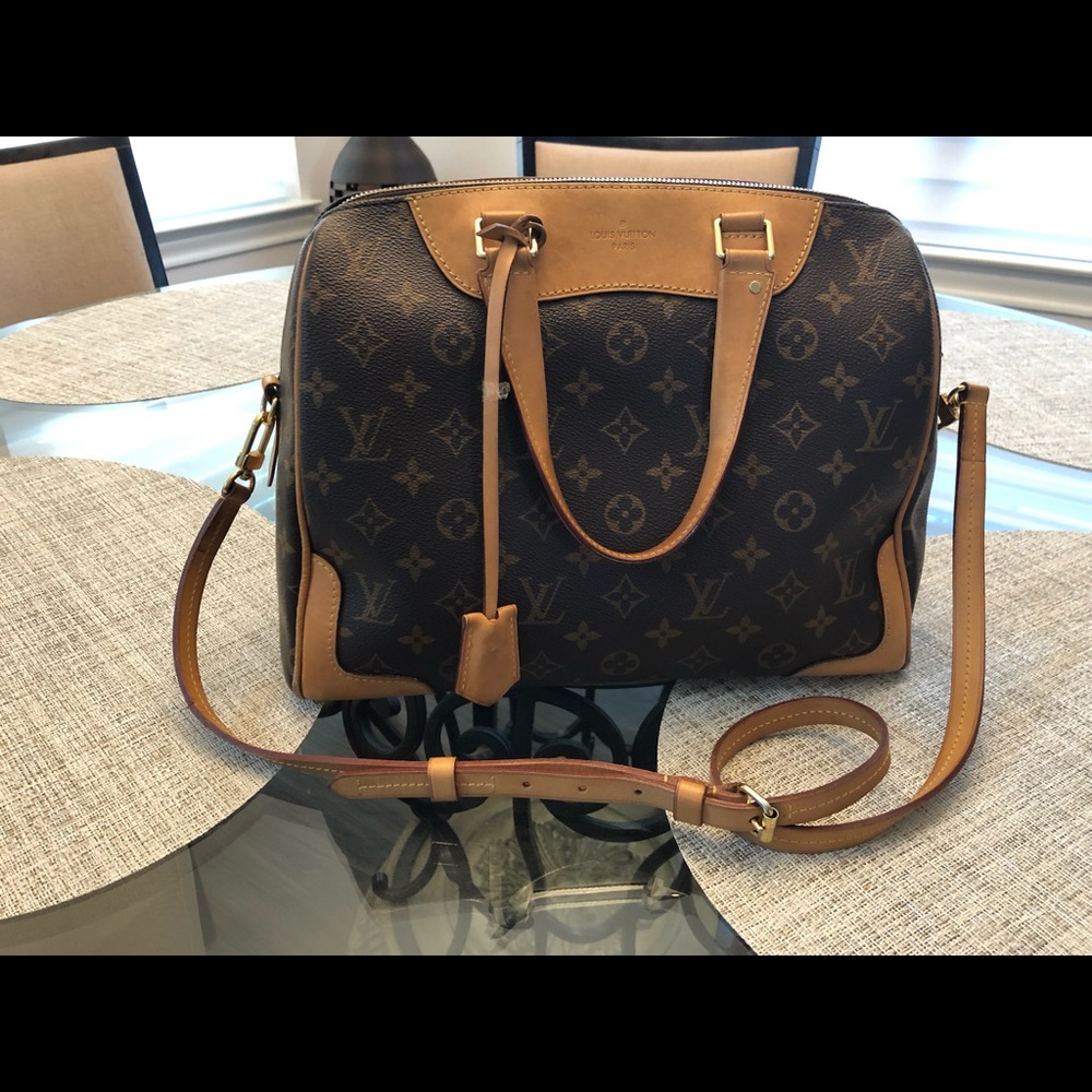 Louis Vuitton- Retiro Brown Mono Canvas Satchel